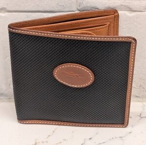 Longchamp Wallet - GUC - Black/Tan, 4x4 Inches